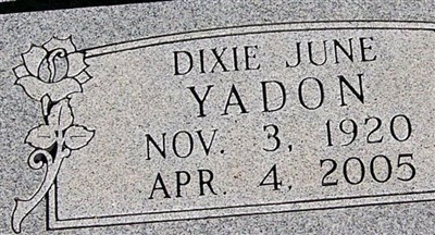 Dixie June Yadon on Sysoon