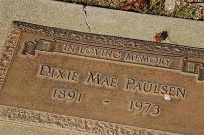 Dixie Mae Paulsen on Sysoon