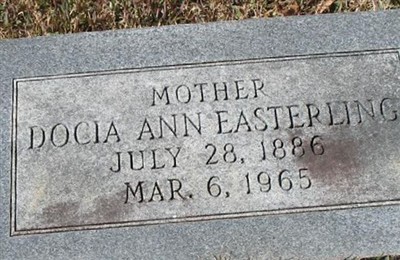 Docia Ann Easterling on Sysoon