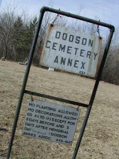 Dodson Cemetery Annex on Sysoon