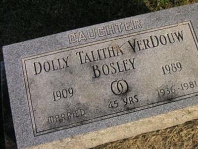Dolly T Bosley on Sysoon