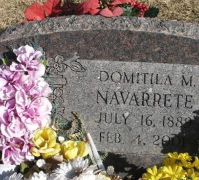 Domitila M Navarrete on Sysoon