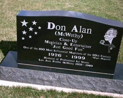 Don Alan McWethy on Sysoon