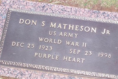 Don S Matheson, Jr on Sysoon