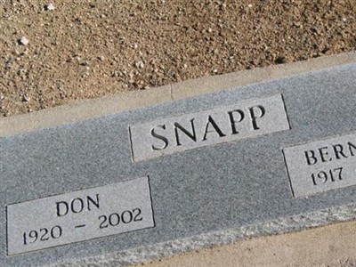 Don Snapp on Sysoon