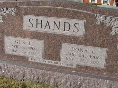 Dona C. Shands on Sysoon