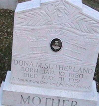 Dona M. Taylor Sutherland on Sysoon