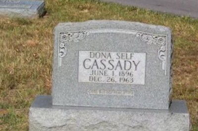 Dona Self Cassady on Sysoon