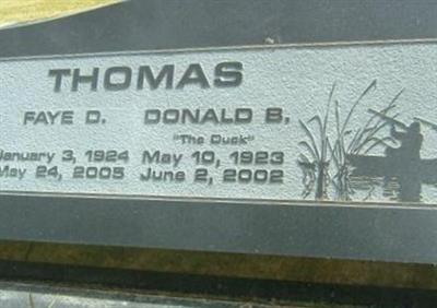 Donald B Thomas on Sysoon