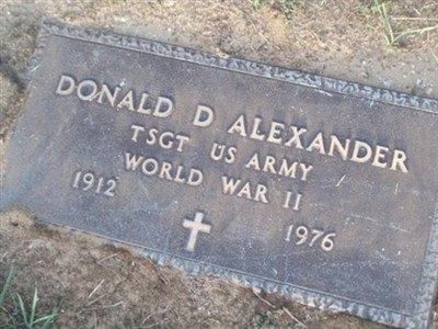 Donald D. Alexander on Sysoon