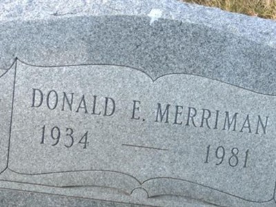 Donald E. Merriman on Sysoon