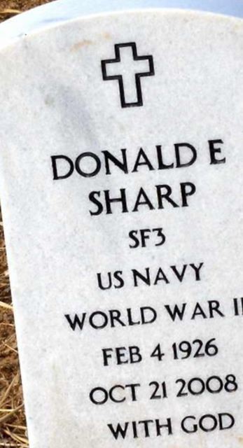 Donald E. Sharp on Sysoon