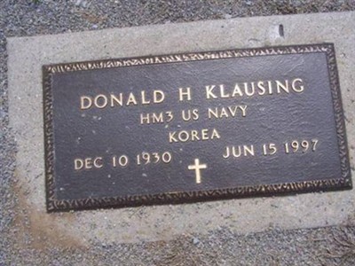 Donald H Klausing on Sysoon
