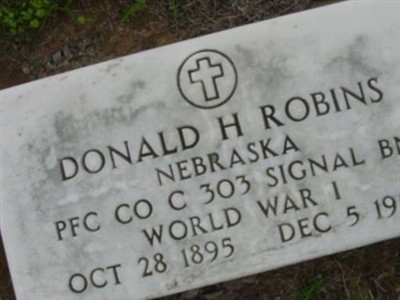 Donald H. Robins on Sysoon