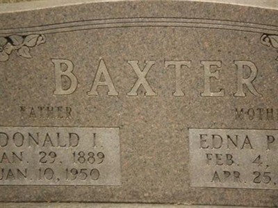 Donald I. Baxter on Sysoon