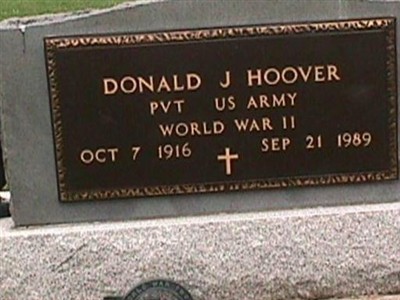 Donald J Hoover on Sysoon