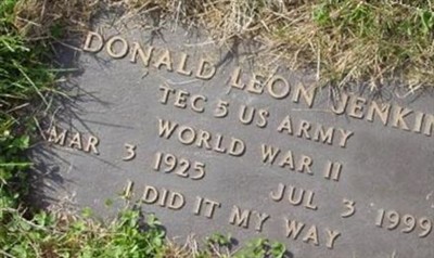Donald Leon Jenkin on Sysoon