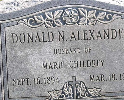 Donald N. Alexander on Sysoon