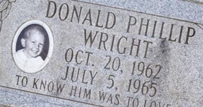 Donald Phillip "Donny" Wright on Sysoon