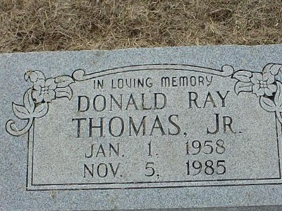 Donald Ray Thomas, Jr on Sysoon