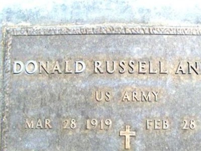 Donald Russell Andrus on Sysoon