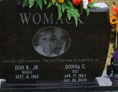 Donna C "Red" Womack on Sysoon