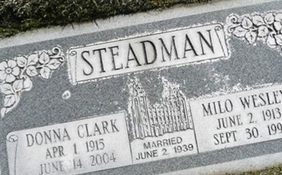 Donna Clark Steadman on Sysoon