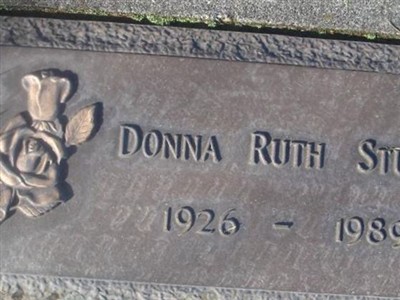 Donna Ruth Stultz on Sysoon