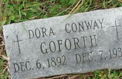 Dora Conway Goforth on Sysoon
