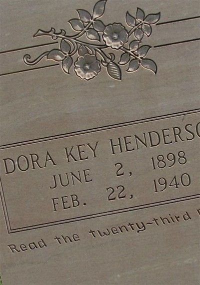 Dora Key Henderson on Sysoon
