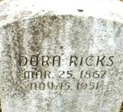 Dora Ricks on Sysoon