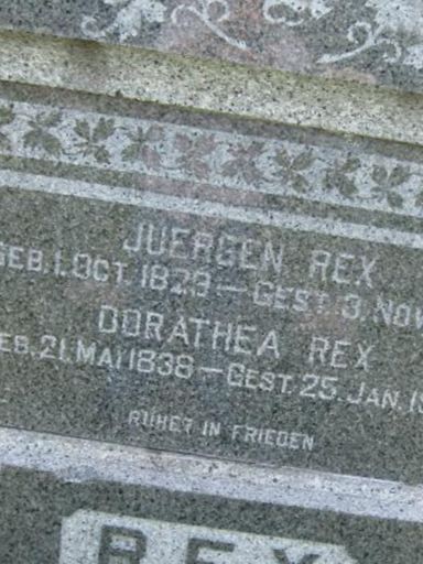 Dorathea Rex on Sysoon