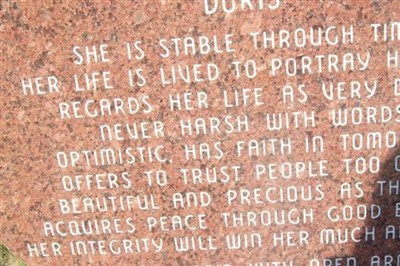 Doris Aveline Bryant on Sysoon