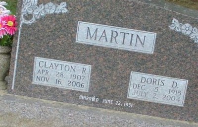 Doris Dee Bonebrake Martin on Sysoon