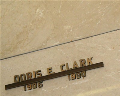 Doris E Clark on Sysoon