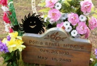 Doris Ethel McBride on Sysoon