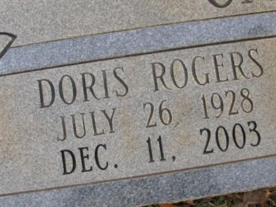 Doris Rogers Cartwright on Sysoon