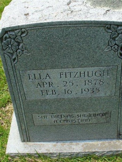 Dorotha Ella Schoggin Fitzhugh on Sysoon