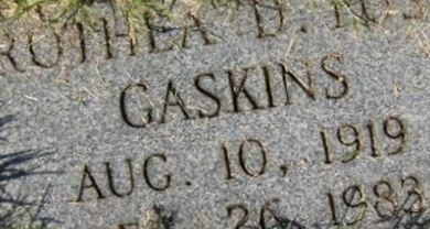 Dorothea Foster Gaskins on Sysoon