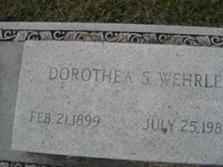 Dorothea Shields Wehrle on Sysoon