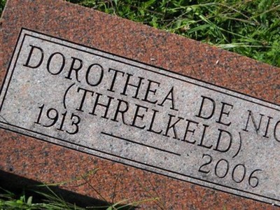 Dorothea Threlkeld De Nio on Sysoon