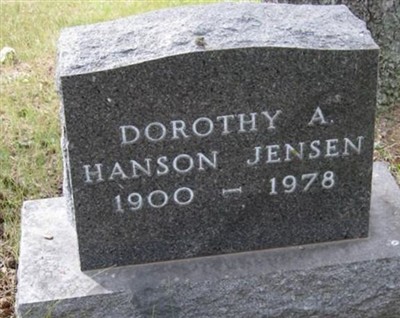 Dorothy A. Hanson Jenson on Sysoon
