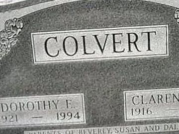 Dorothy E. Colvert on Sysoon