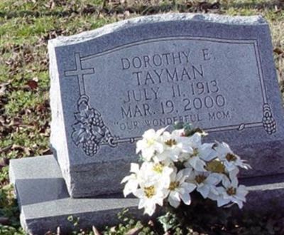 Dorothy E Tayman on Sysoon