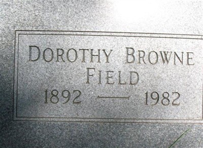 Dorothy Hazel Browne Field on Sysoon