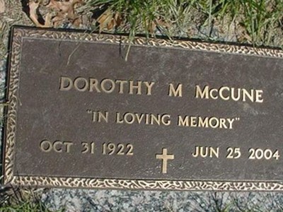 Dorothy M. Howell MC Cune on Sysoon
