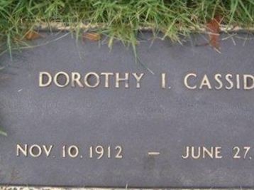 Dorothy Isabel Lester Cassidy on Sysoon