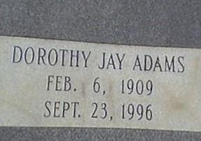 Dorothy Jay Adams on Sysoon