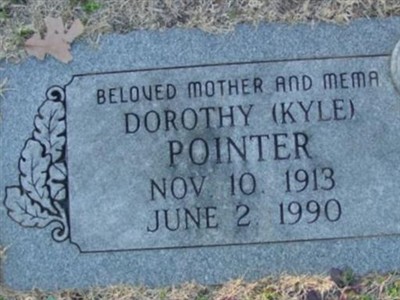 Dorothy (Kyle) Pointer on Sysoon