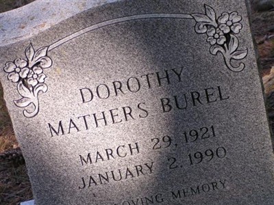 Dorothy Mathers Burel on Sysoon